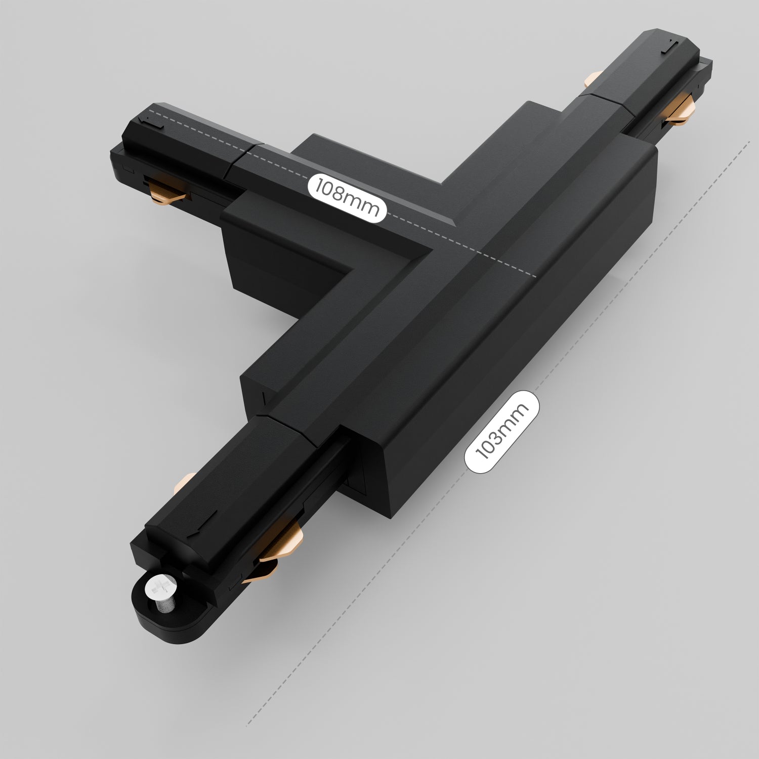 Schienensystem T - Verbinder/Einspeisung - MATO