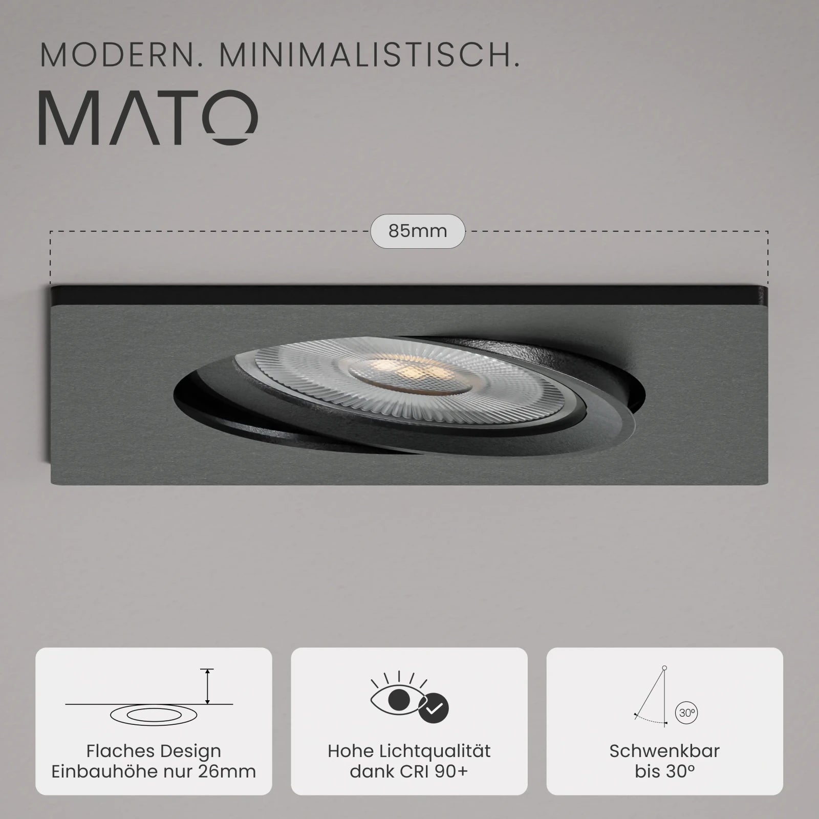 Einbaustrahler TEO - MATO