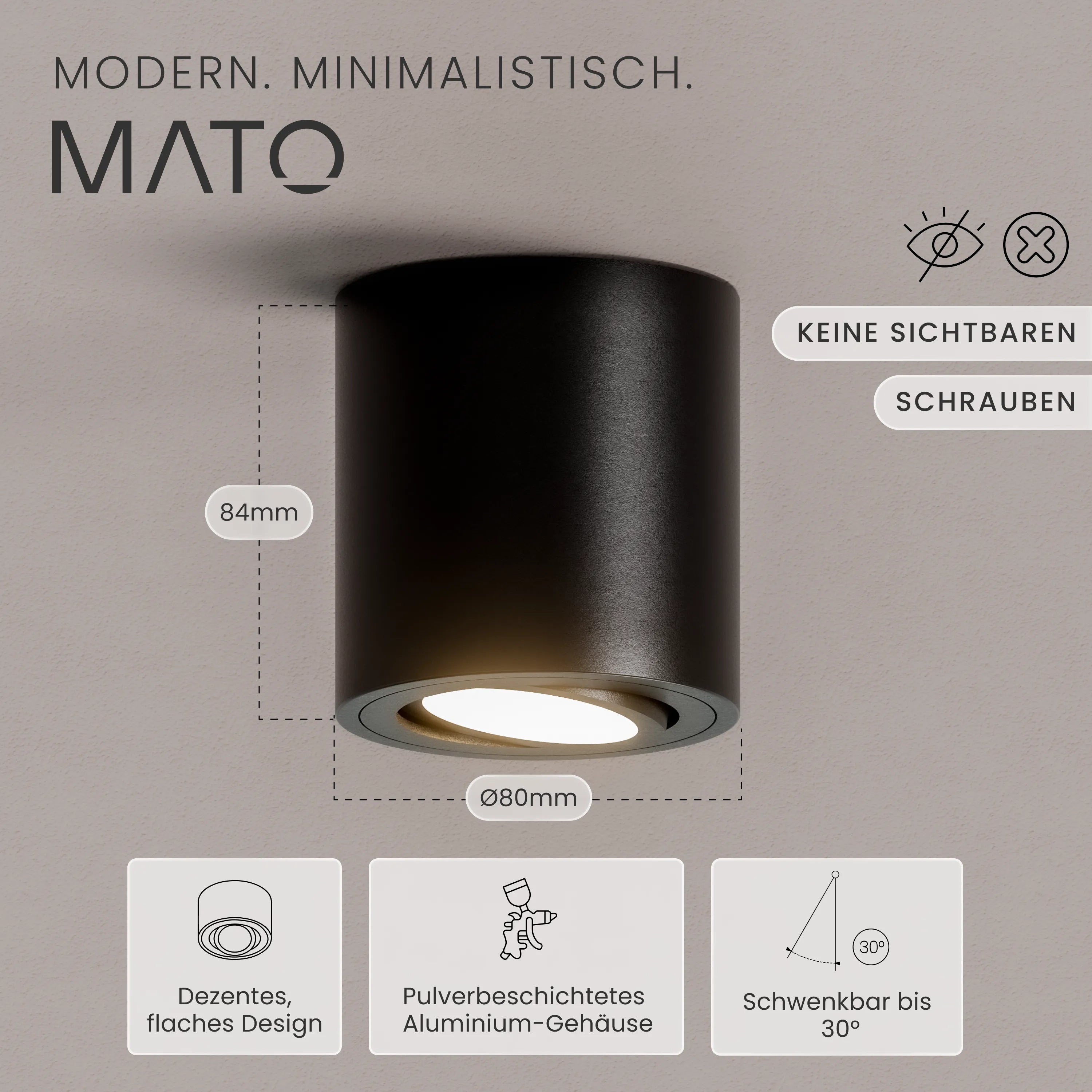 Aufbauspot VIA, GU10