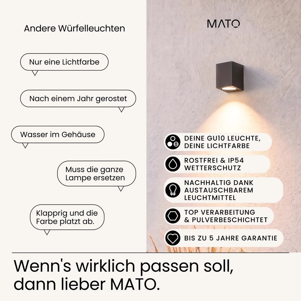 Wandleuchte GAYA - MATO