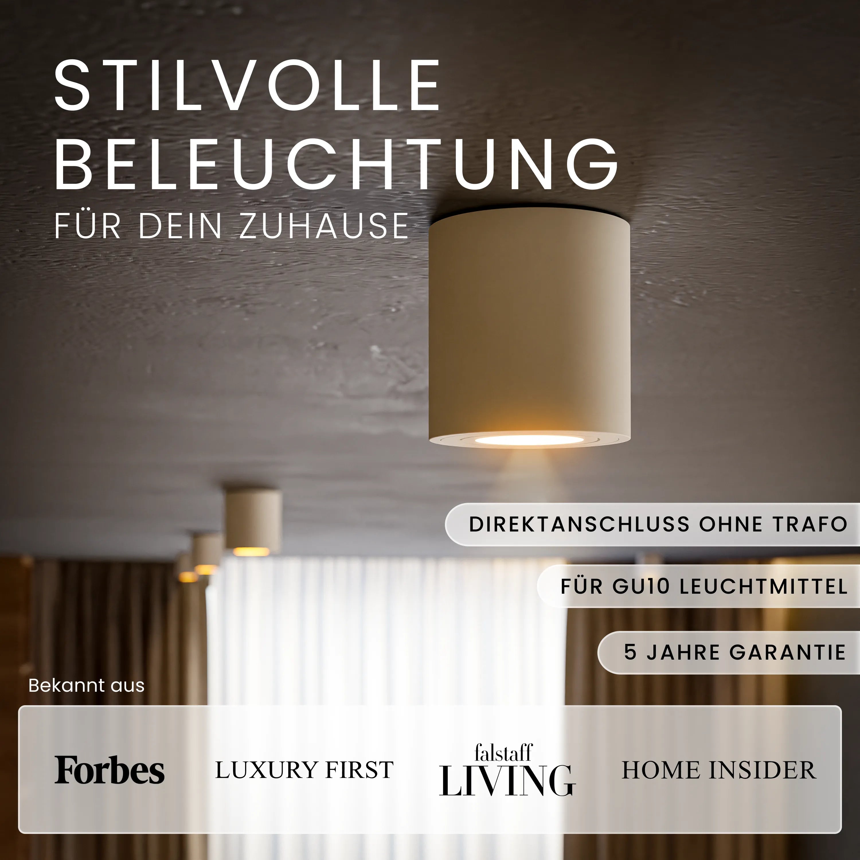 Aufbauspot VIA, GU10