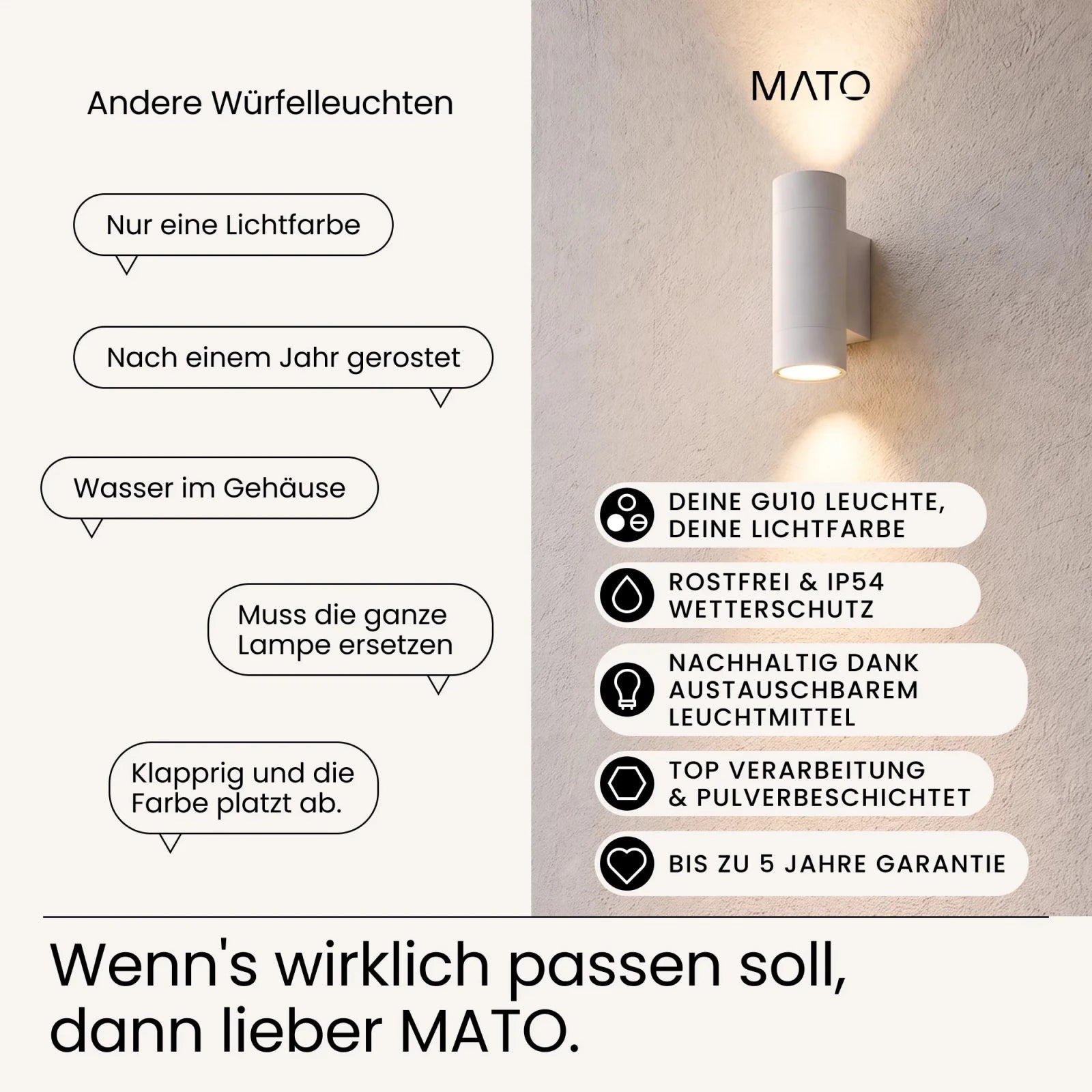 Wandleuchte ROYA DUO - MATO