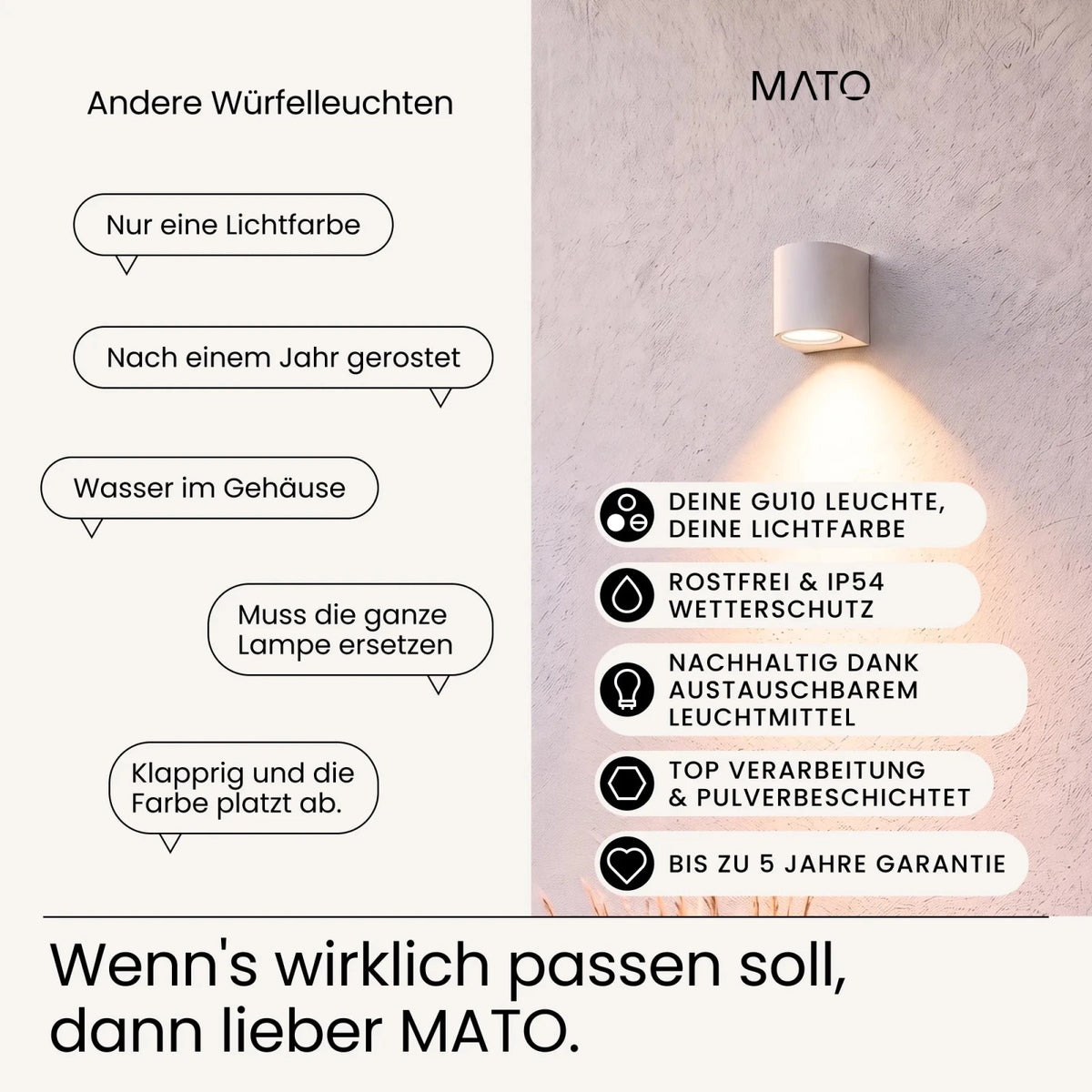 Wandleuchte VAYA - MATO