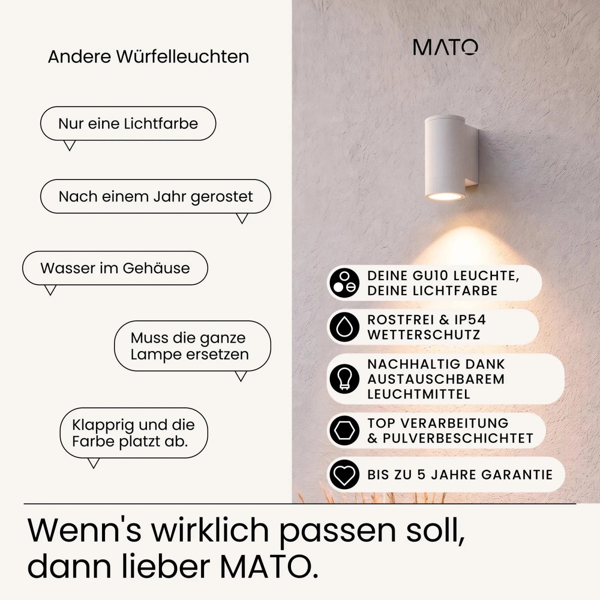 Wandleuchte ROYA - MATO