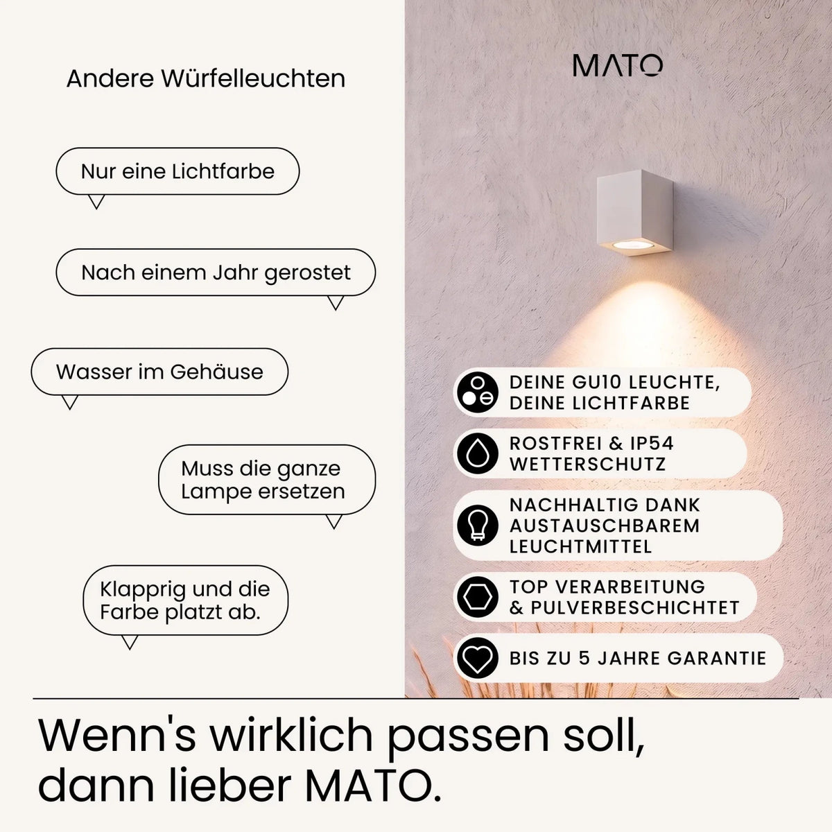 Wandleuchte GAYA - MATO
